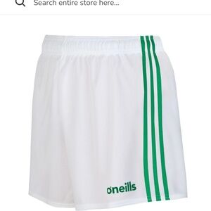 Oneills Shorts White and Green